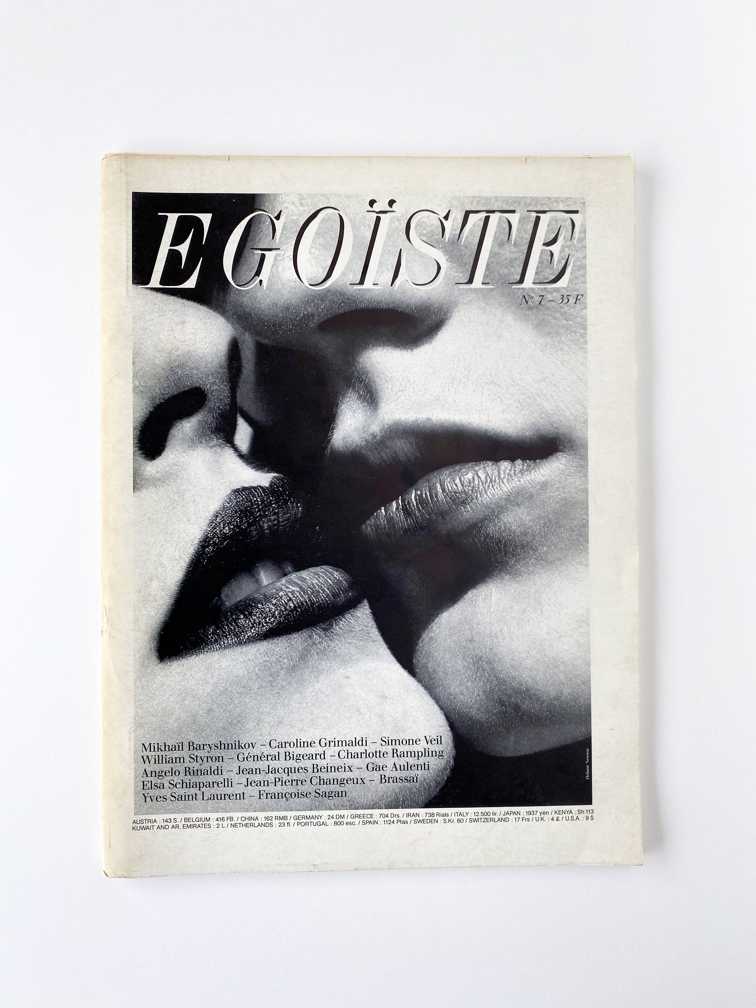 Egoïste N°7 Helmut Newton cover, 1983
