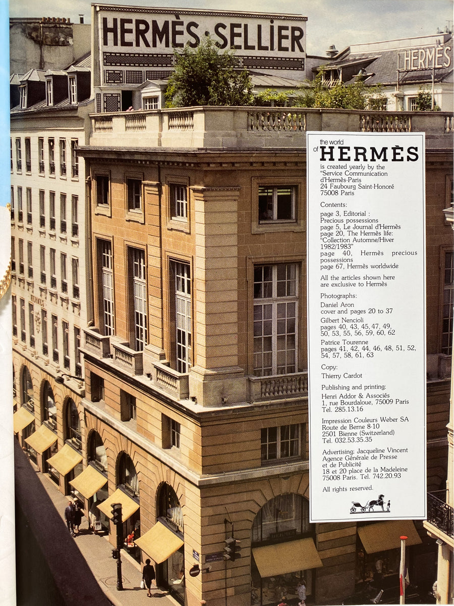 その他 B83 le monde d HERMES 1982-1983 Le Monde d'Hermès 1982-1983 – Preclothed