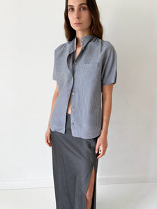 90's Giorgio Armani tiles silk blouse