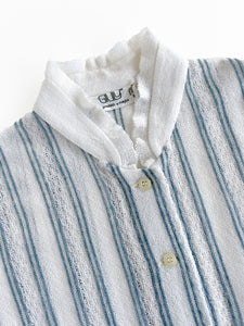 Sleeveless striped knit top