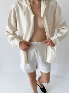 Vintage linen shorts