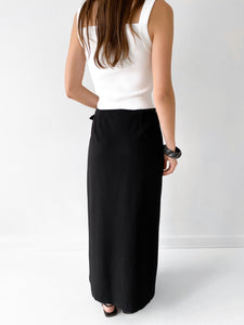 New Man wrap skirt