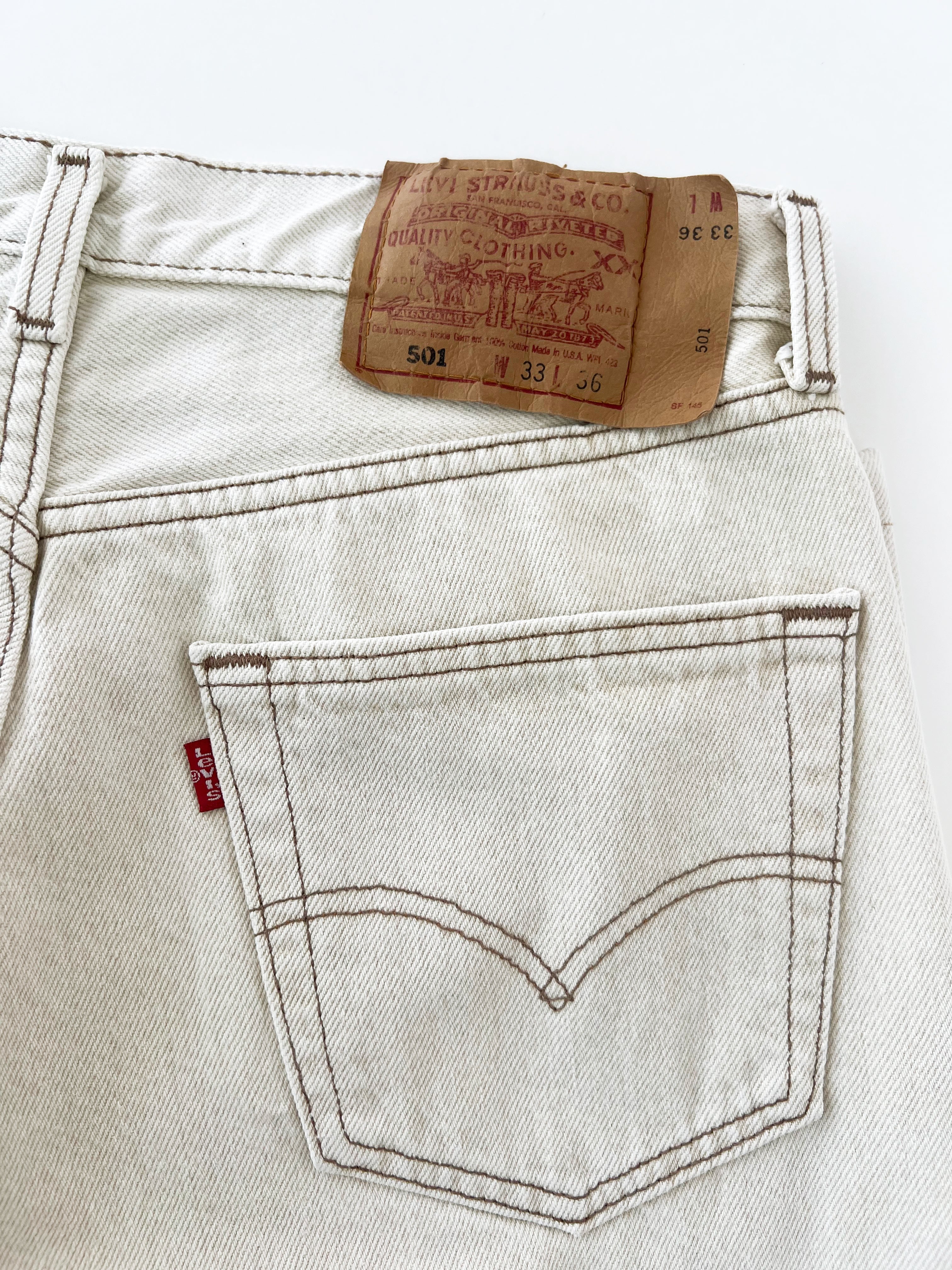 Vintage Levi's 501 Jeans / W33 L36 / Made in USA – Preclothed