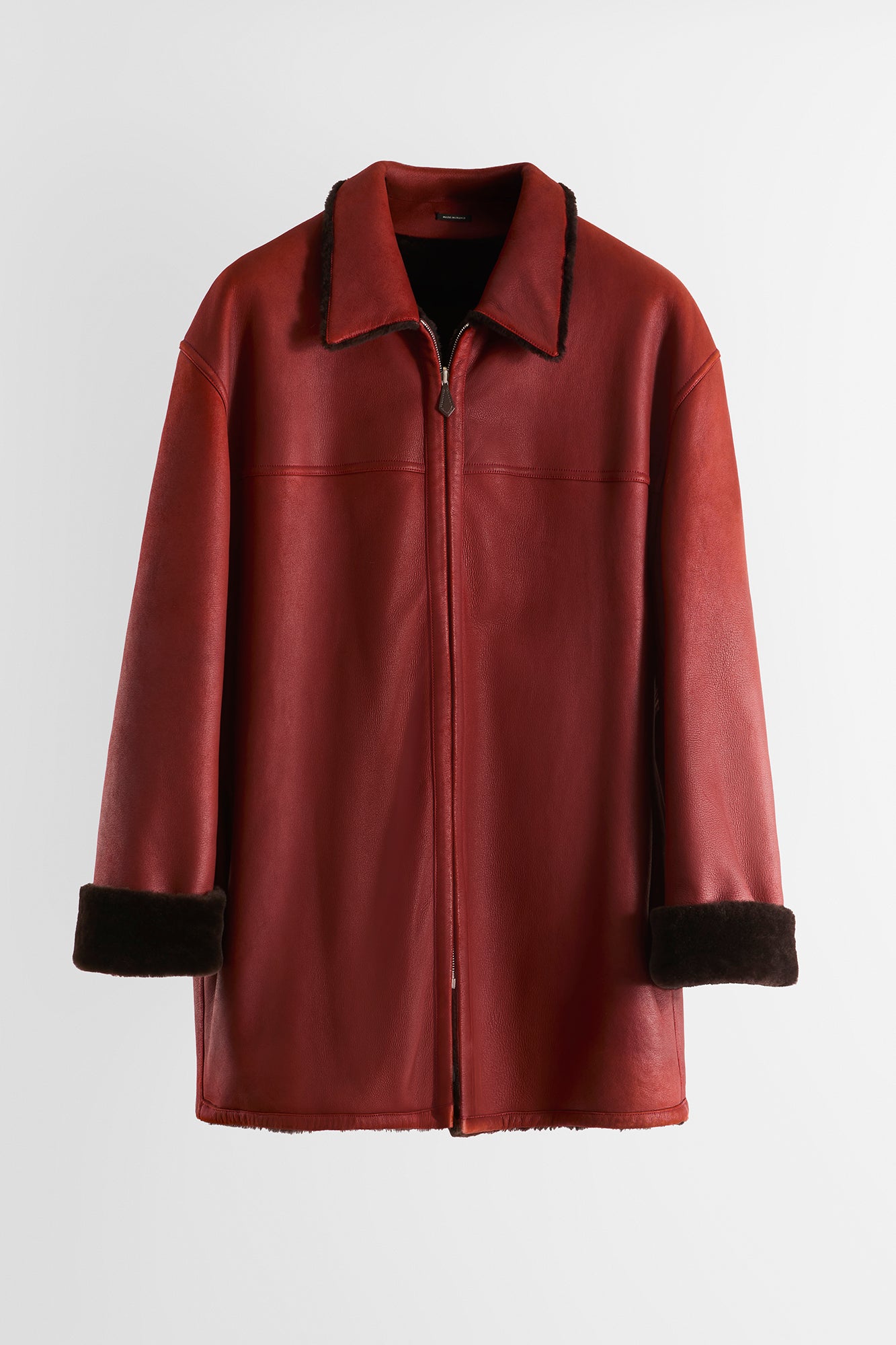 Hermes reversible shearling