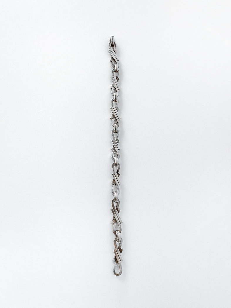 Silver chain bracelet
