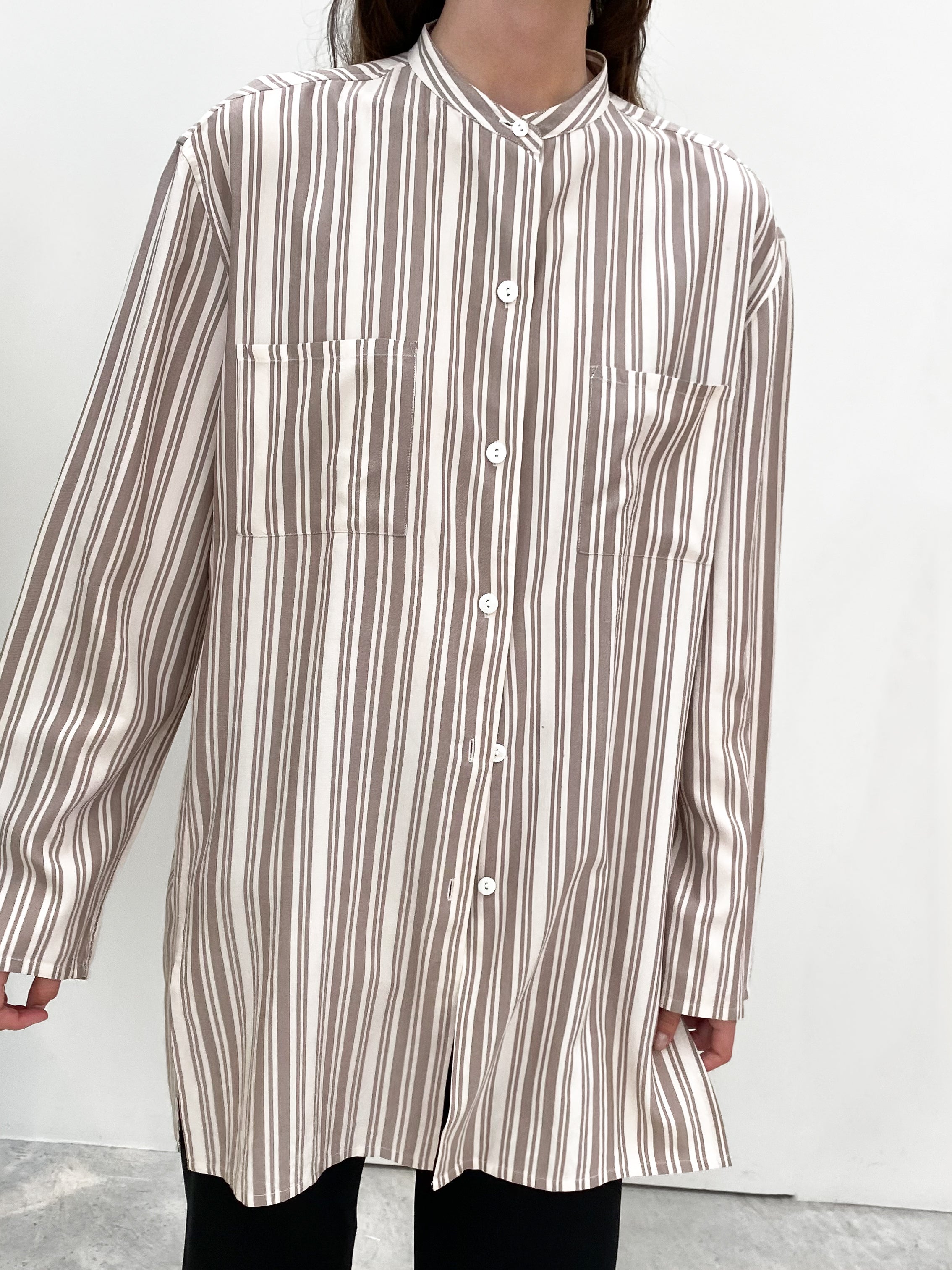 Long silk tunic