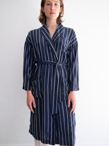 Silk bathrobe