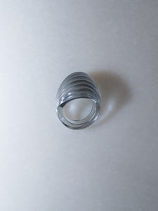 Vintage Lalique Crystal Ring / 49