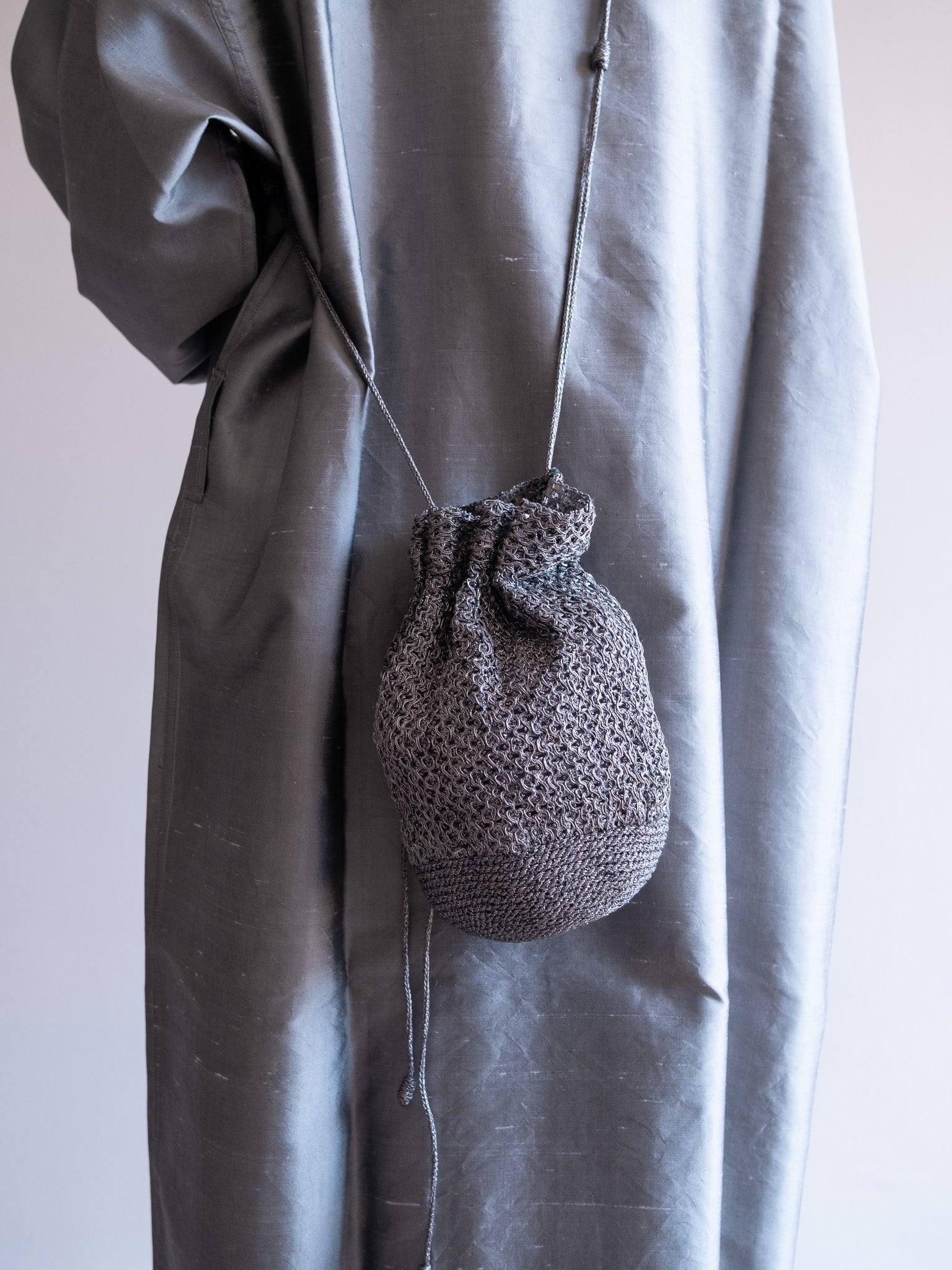 Donna Karan metallic purse