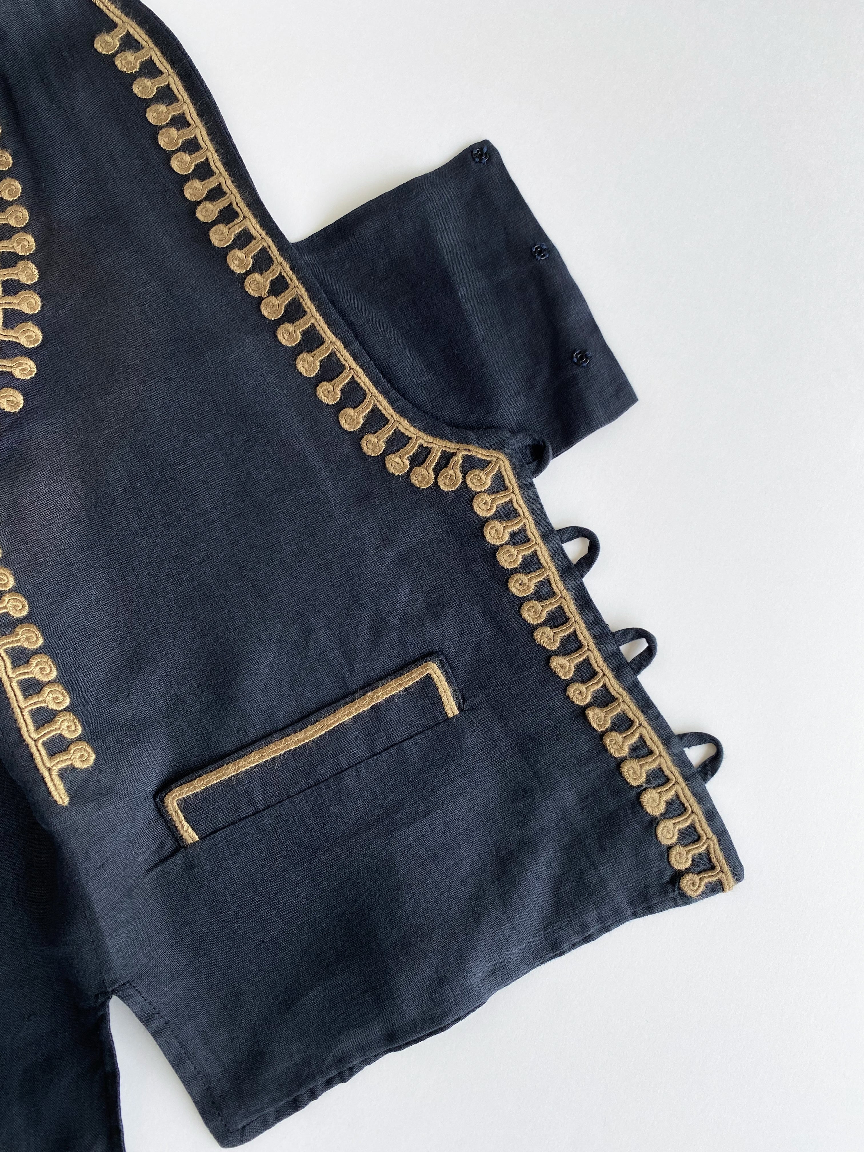 80's Emporio Armani embroidered vest