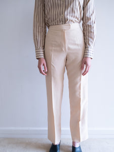 Silk linen trousers