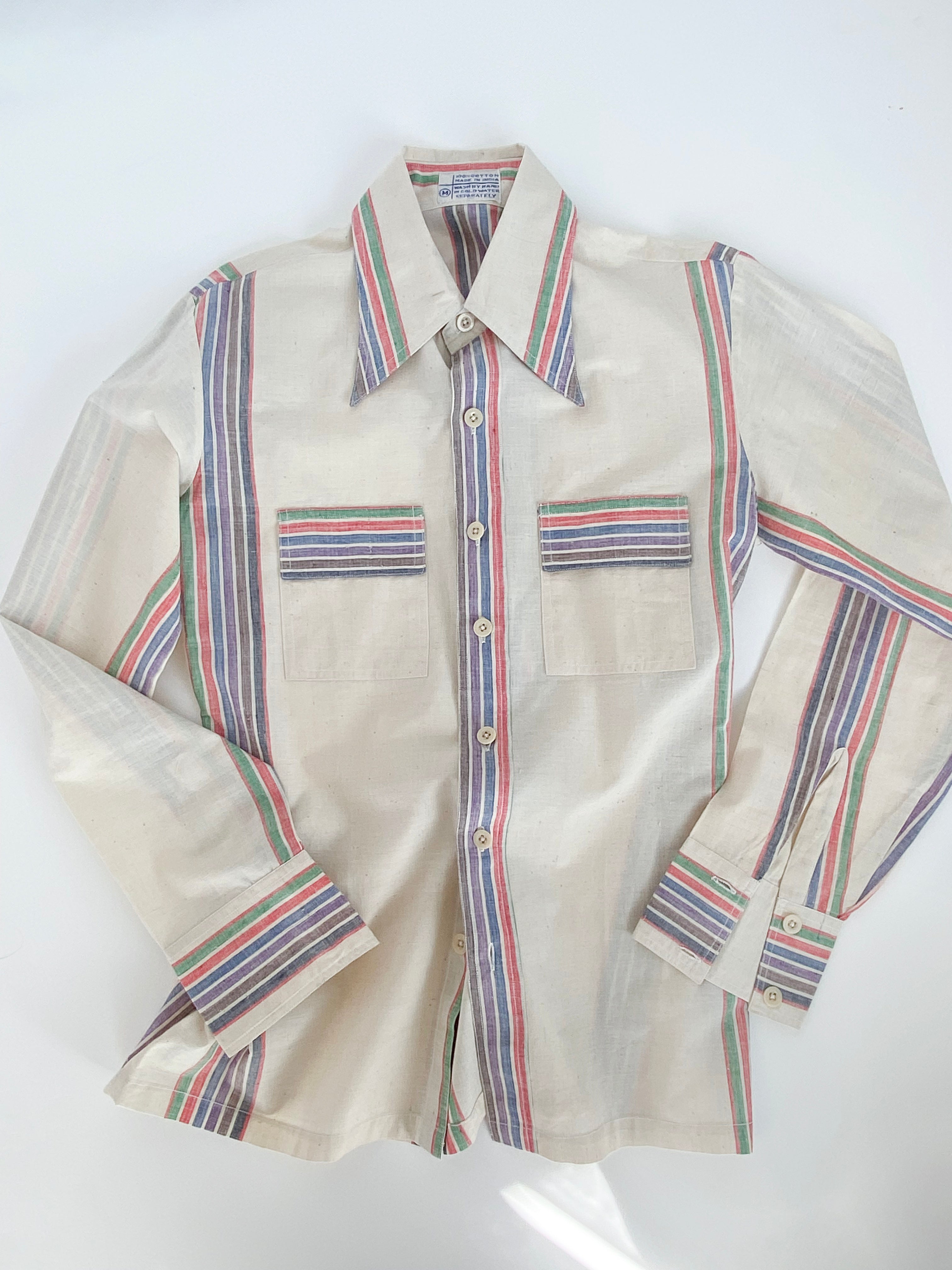 70's Indian cotton shirt