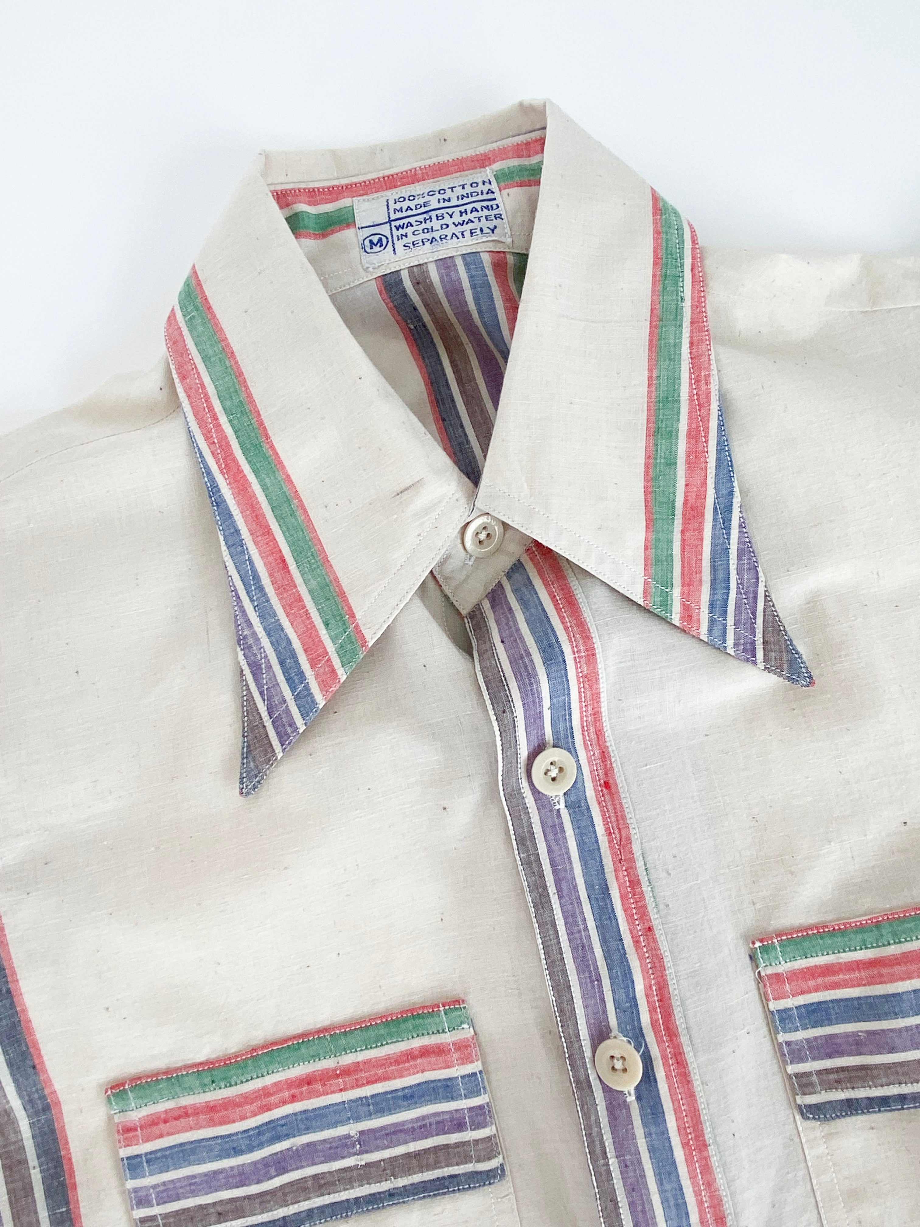 70's Indian cotton shirt