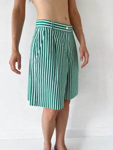 Vintage striped shorts