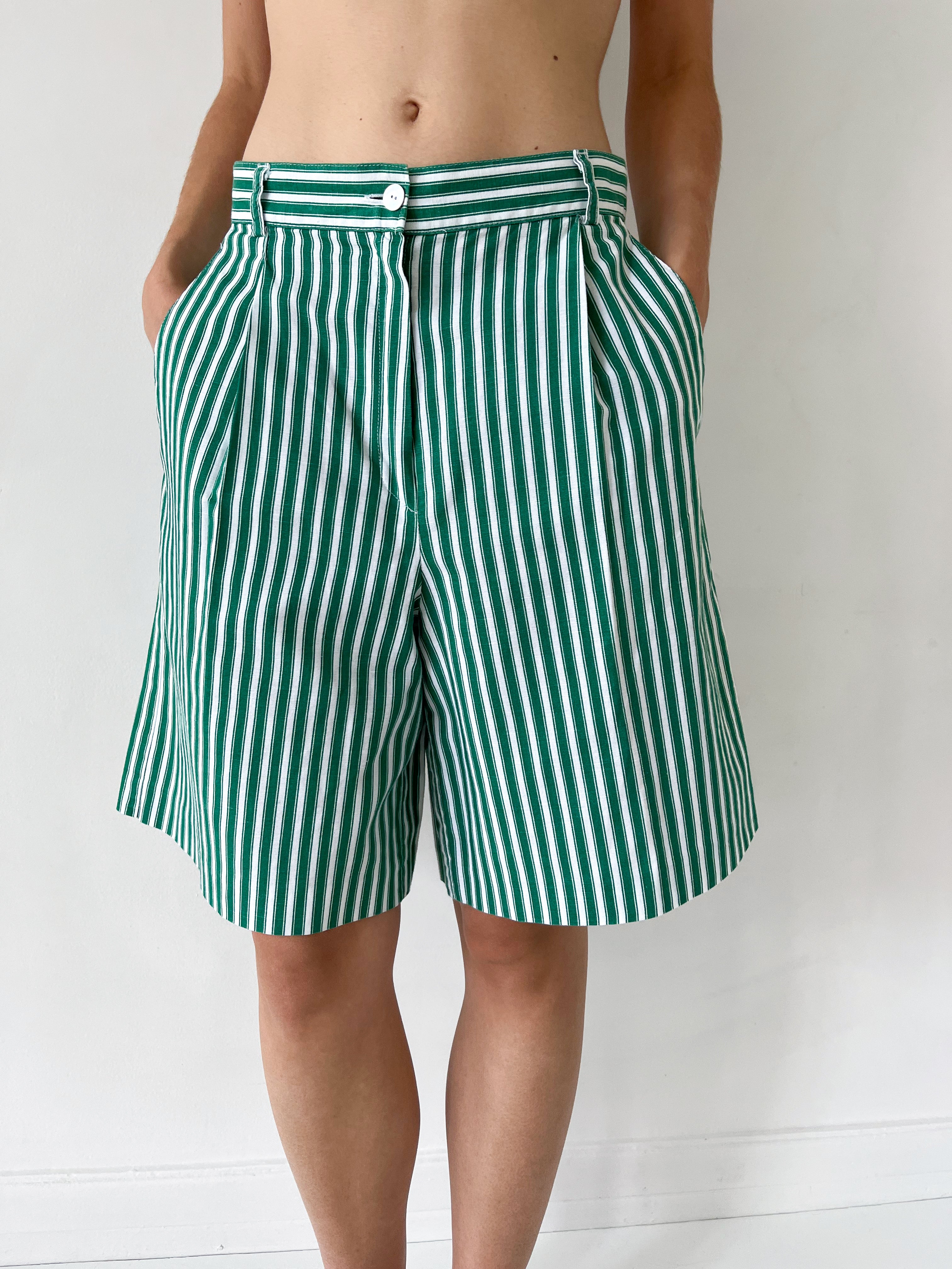 Vintage striped shorts