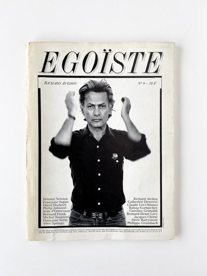 Egoïste N°9 Richard Avedon seft portrait, 1985