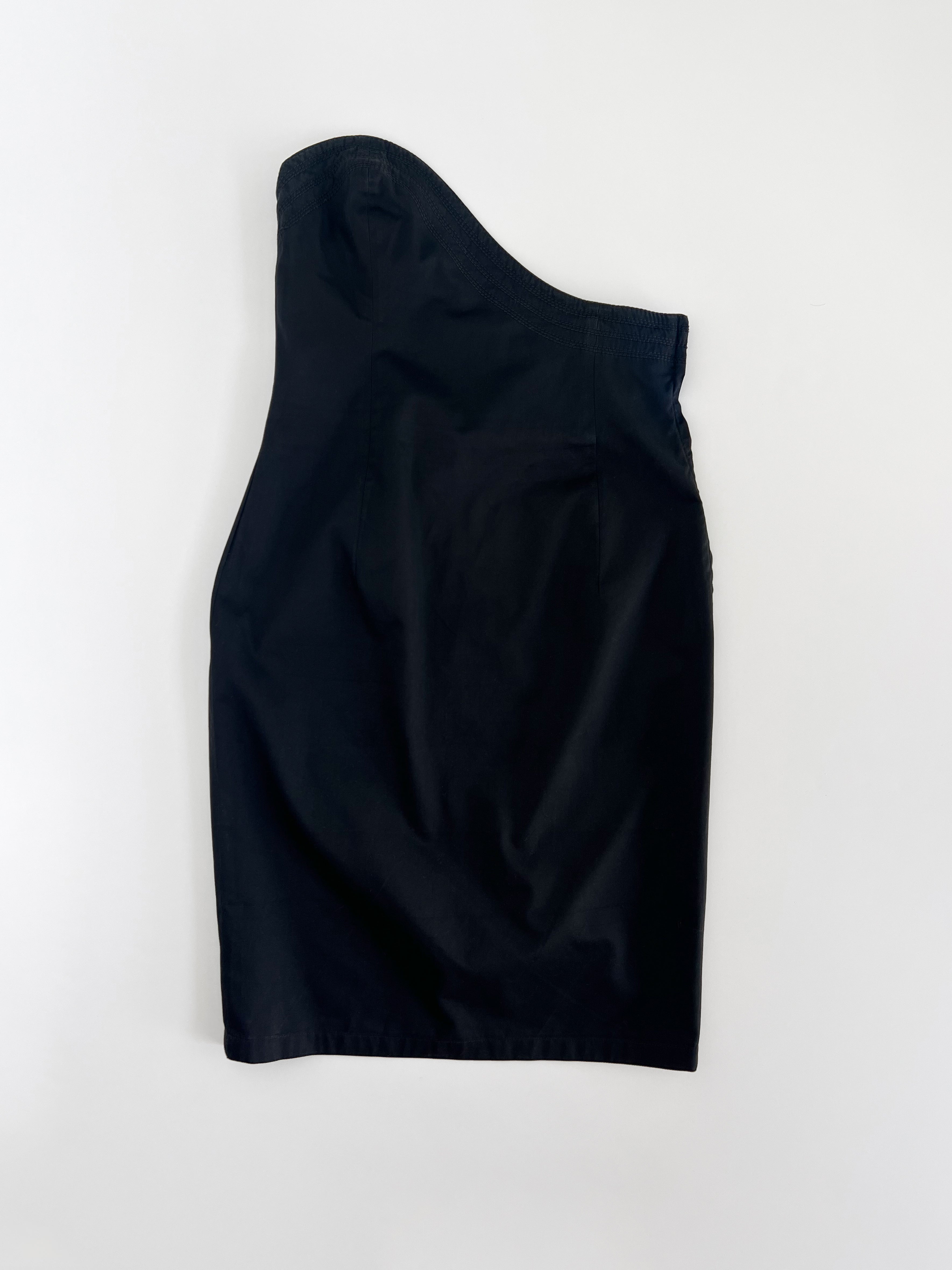 Gianni Versace asymmetric bustier dress