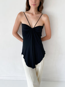 Sportmax black strapless top