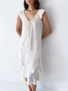 La Perla asymmetric silk dress