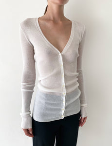 Dolce & Gabbana transparent cardigan