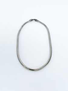 Silver chain necklace