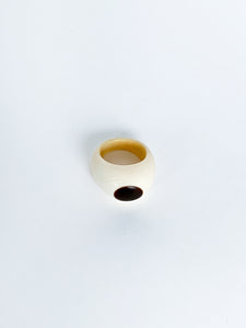 White and brown ring  / 50