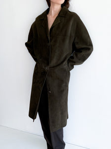 Vintage suede coat