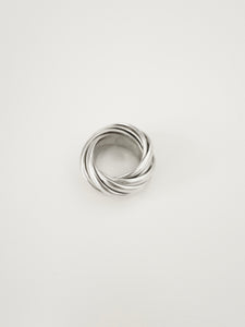 Silver multi ring