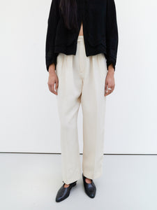 Saint Laurent linen silk trousers