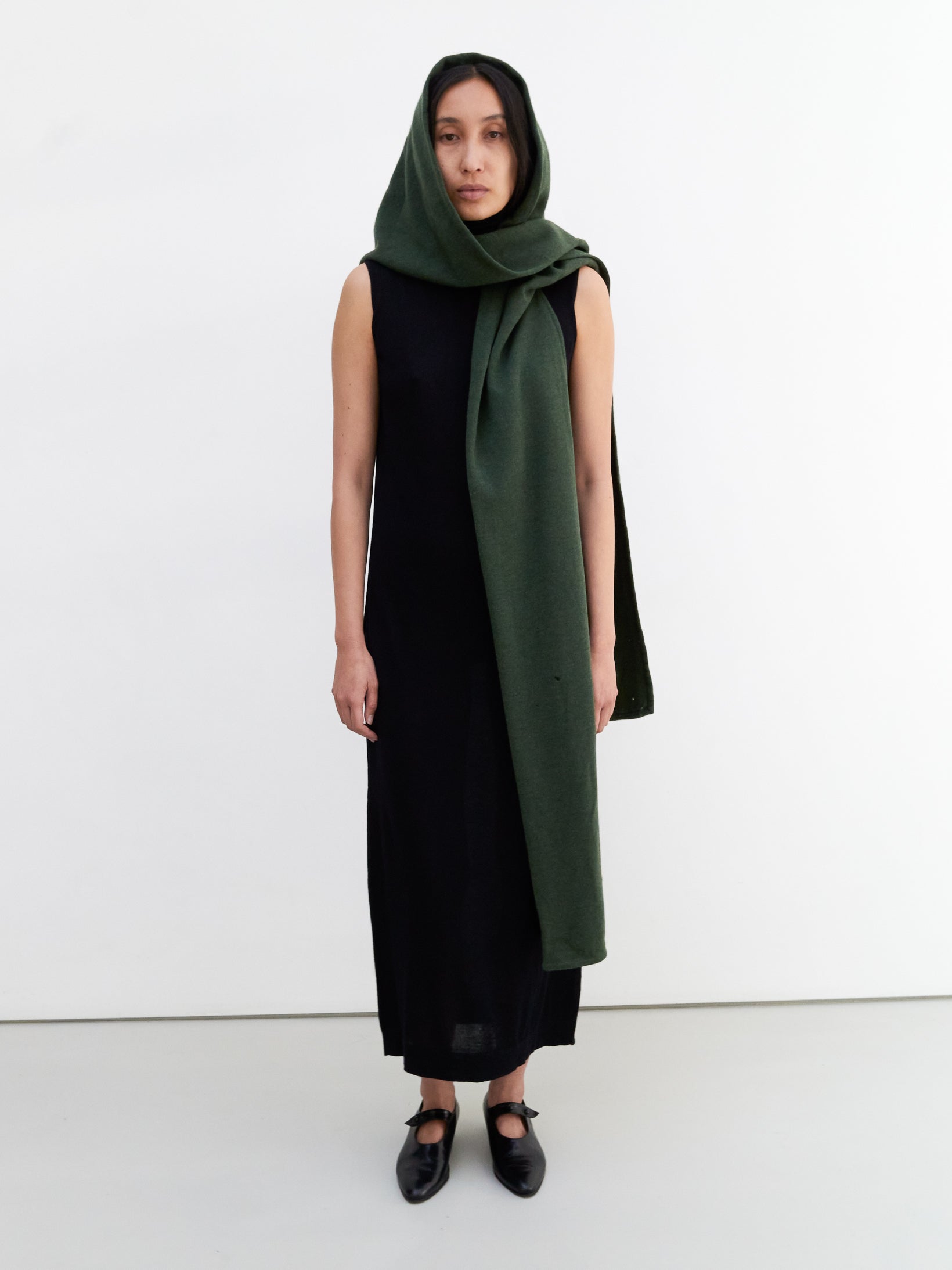 Saint Laurent hooded scarf