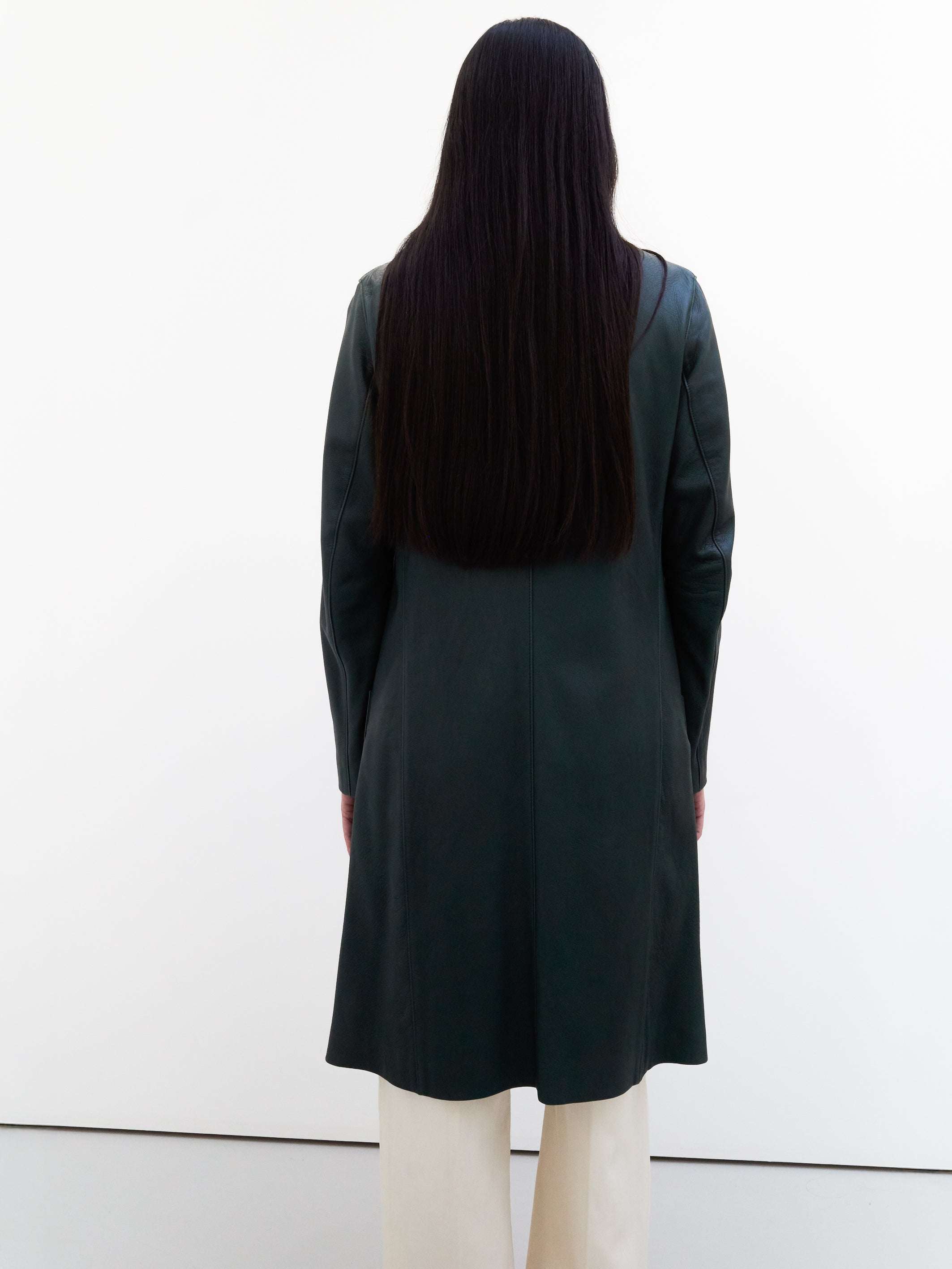 Yohji Yamamoto deer leather coat