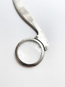 Hermes silver magnifying glass