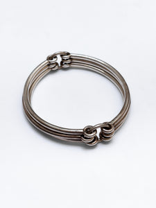 Silver articulated bracelet