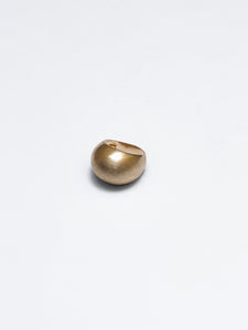 Silver donut ring