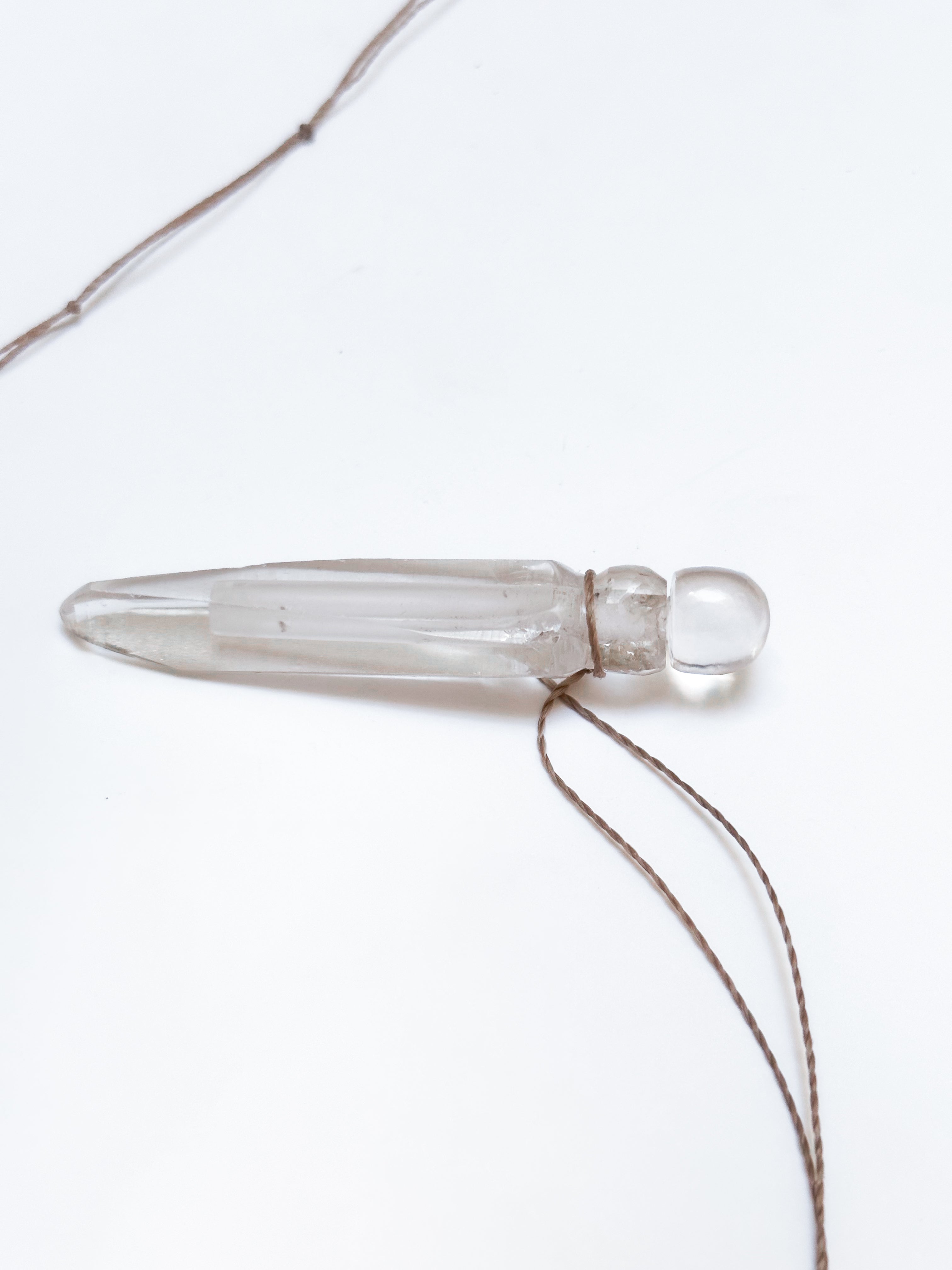 Crystal pendant necklace