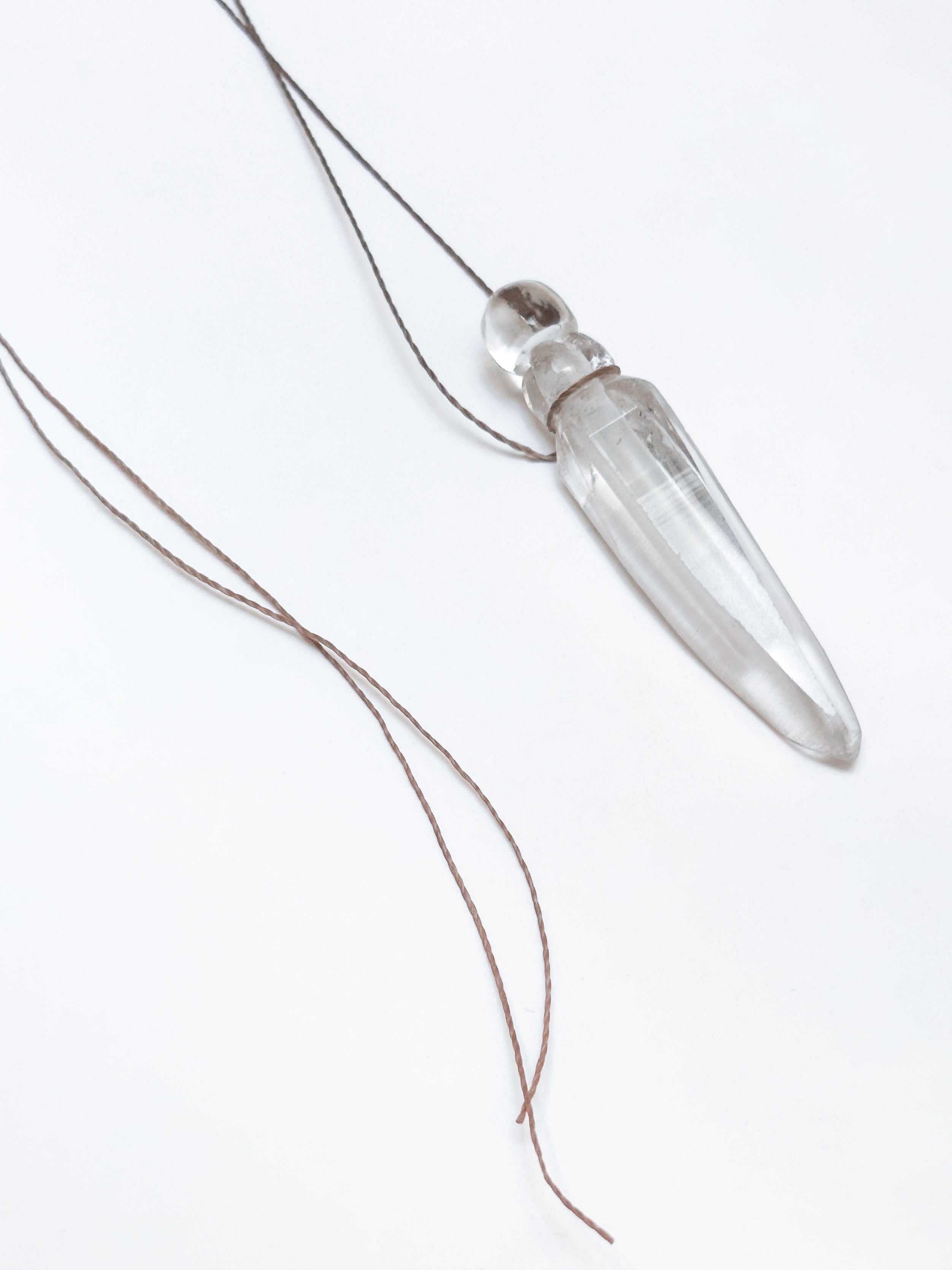 Crystal pendant necklace