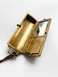 Brass box with tassel