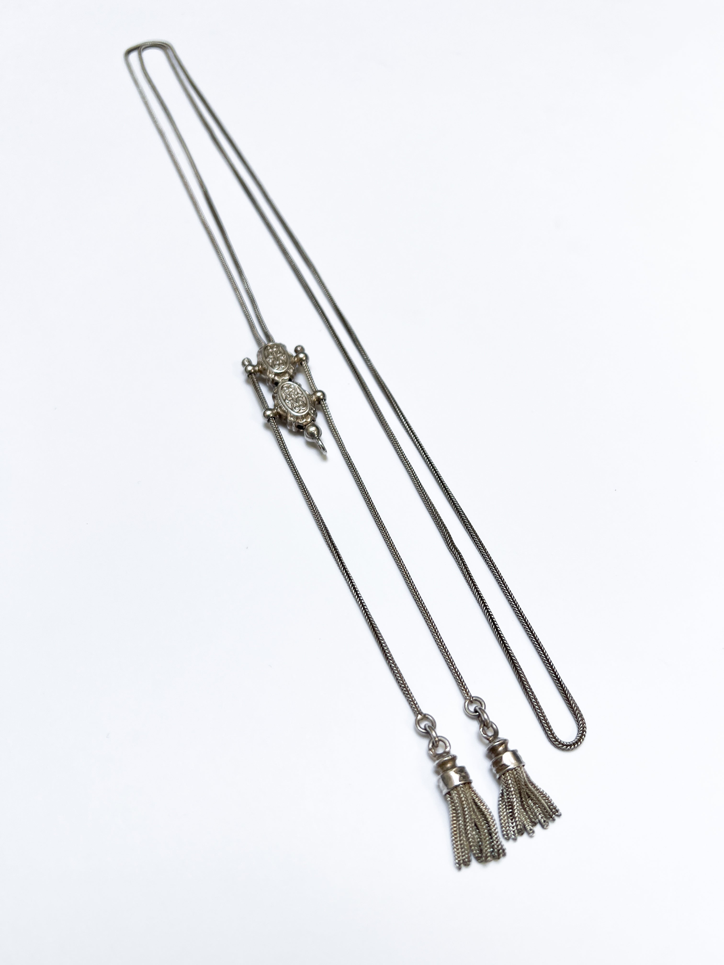 Silver châtelaine