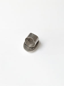 Ovale silver ring