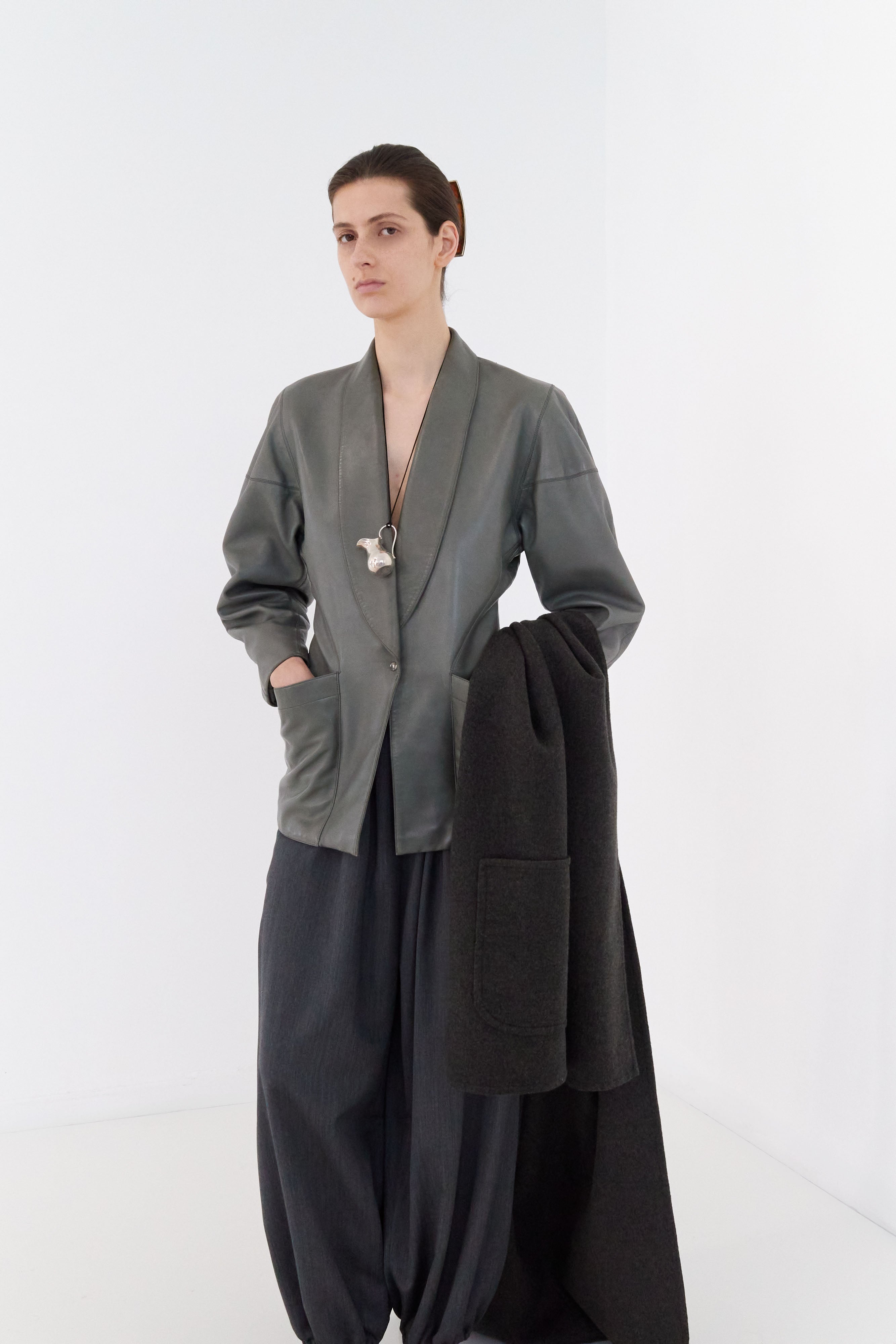 Preclothed, product: Alaïa leather jacket (fig. 2)