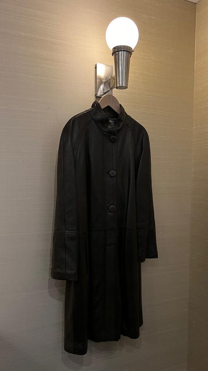 Guy Laroche leather coat