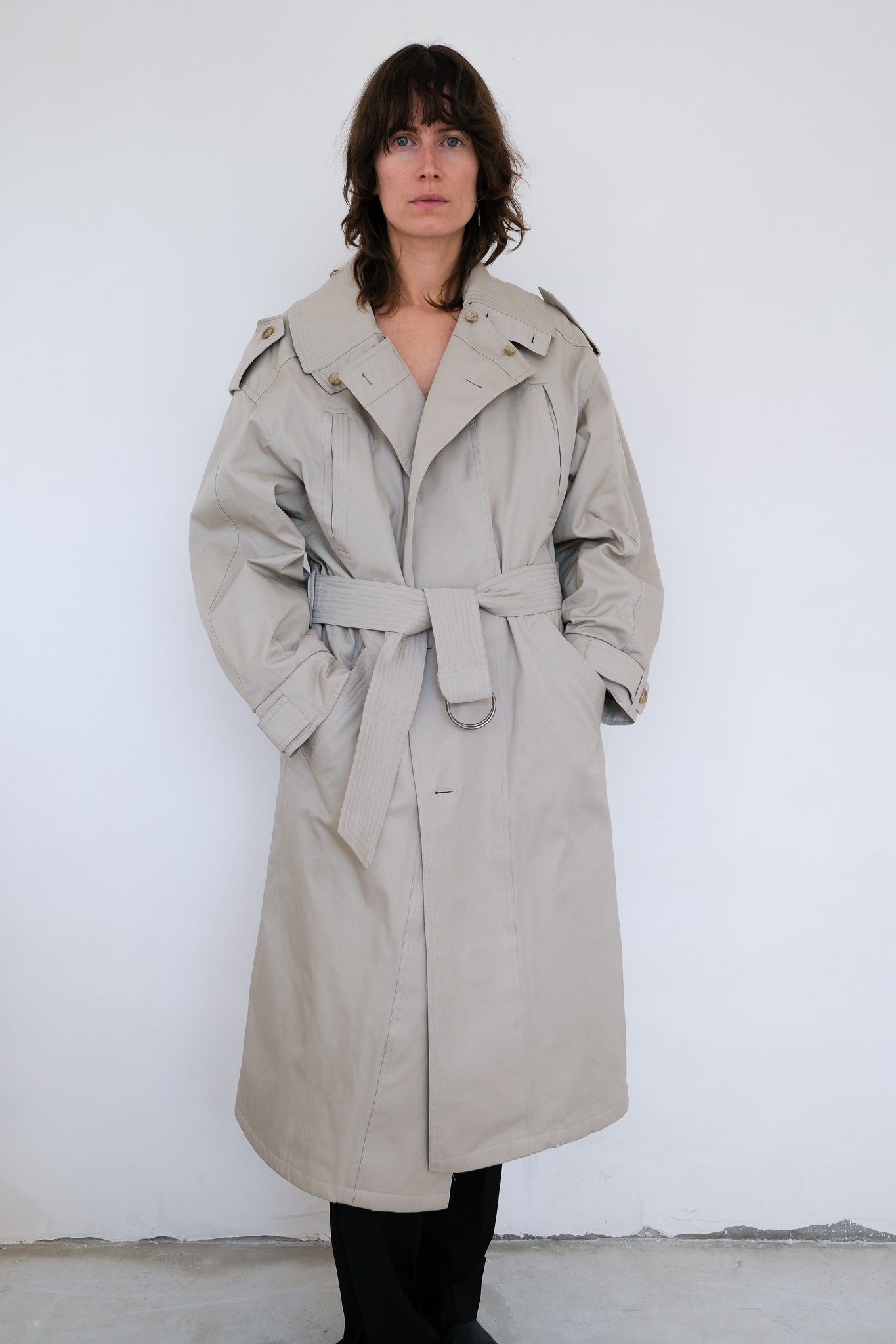 Cotton trench coat