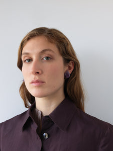 Purple stones earrings