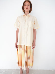 S/S 2018 Céline silk pleated skirt