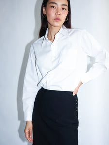 Vintage shirt with wide collar