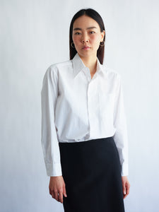 Vintage shirt with wide collar