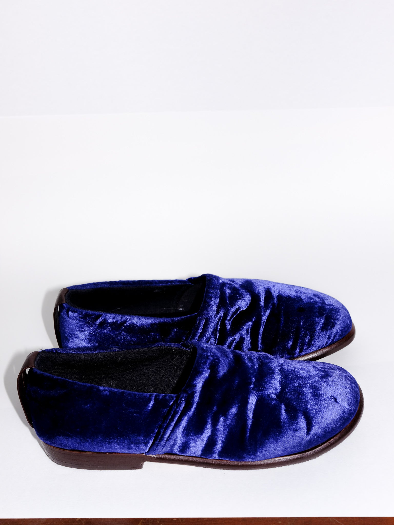 Velvet slippers