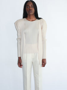 Issey Miyake pleated cardigan