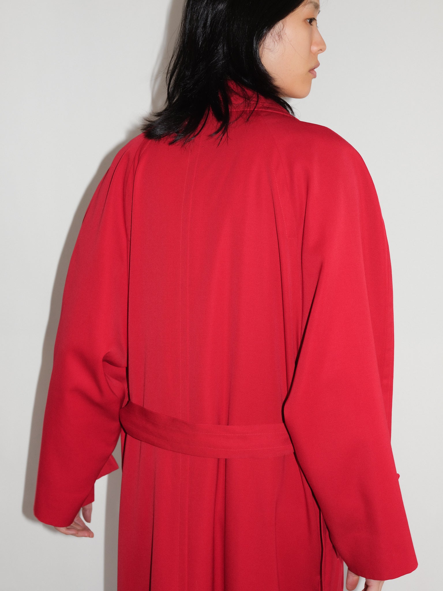 Yves Saint Laurent wool trench coat
