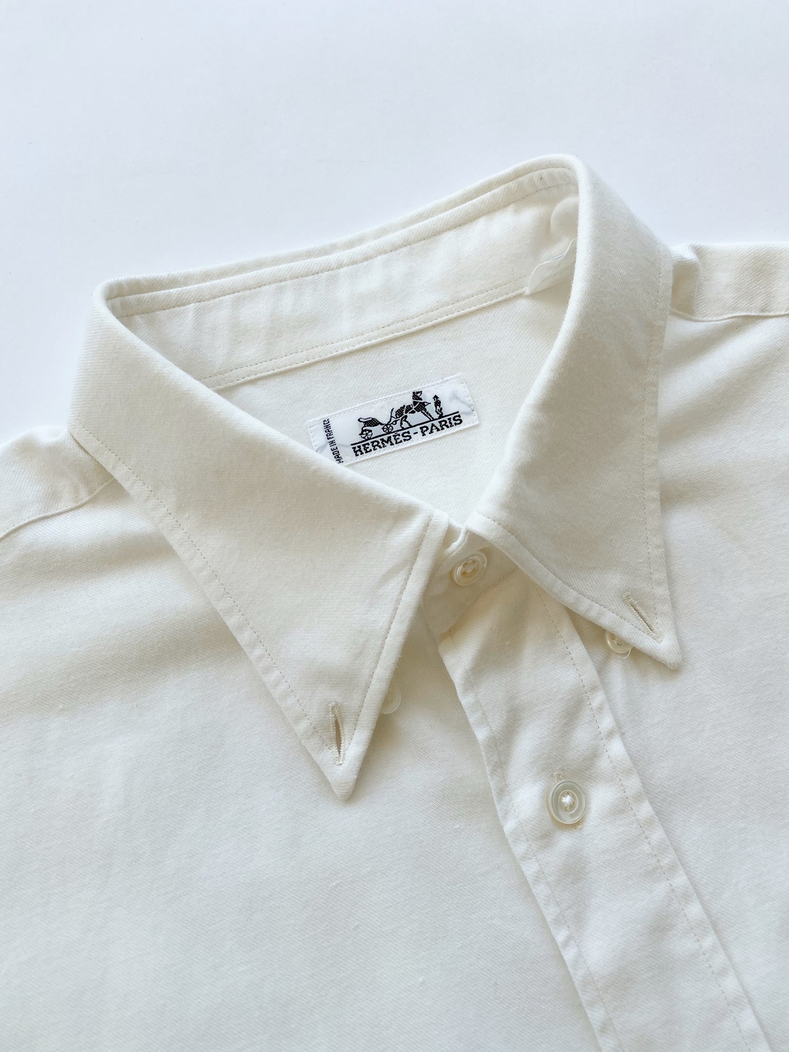 Hermès embroidered shirt